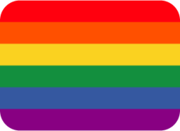 Una bandera del arco iris